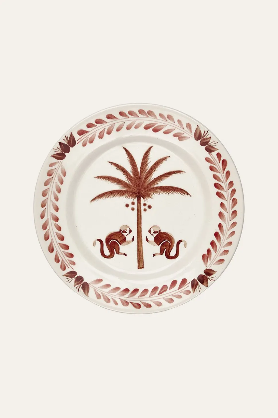 Saimiri Dessert Plate In Magenta Set Of 2