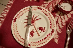 Saimiri Dessert Plate In Magenta Set Of 2