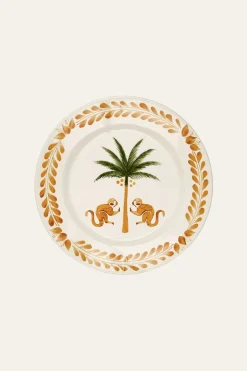 Saimiri Dessert Plate In Mustard Set Of 2