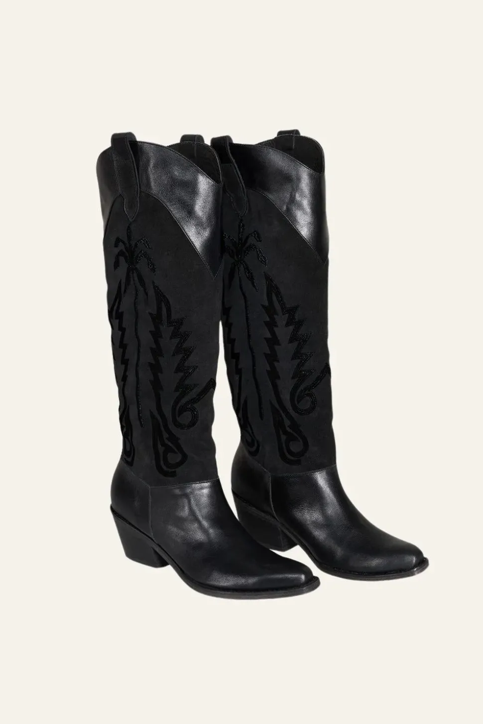 Scenes Of Life Boots In Black