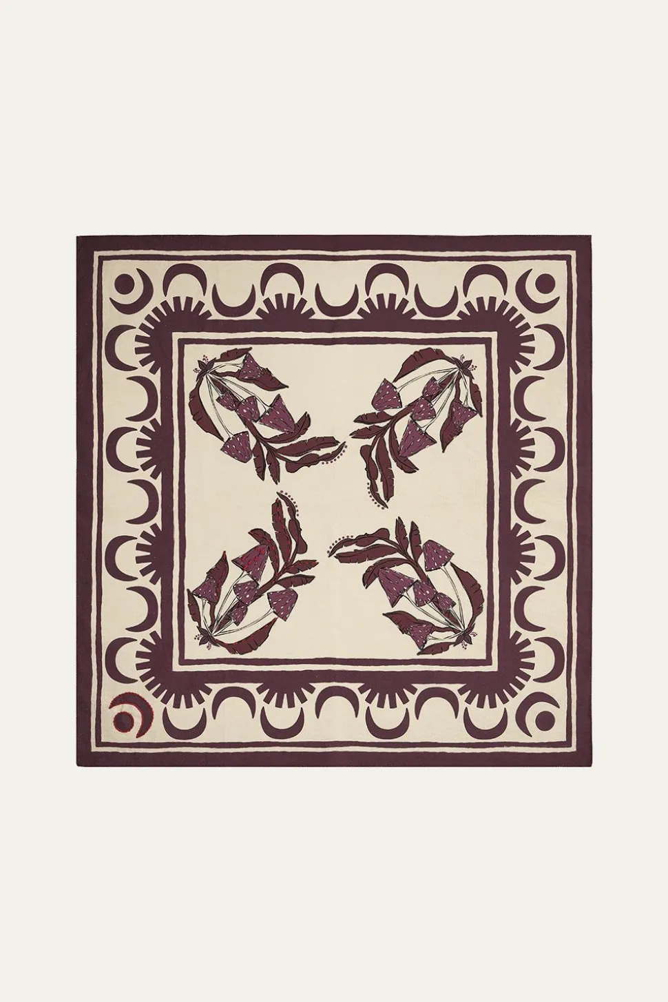 Secret Life Of Funghi Cloth Napkins In Acaii Set Of 4