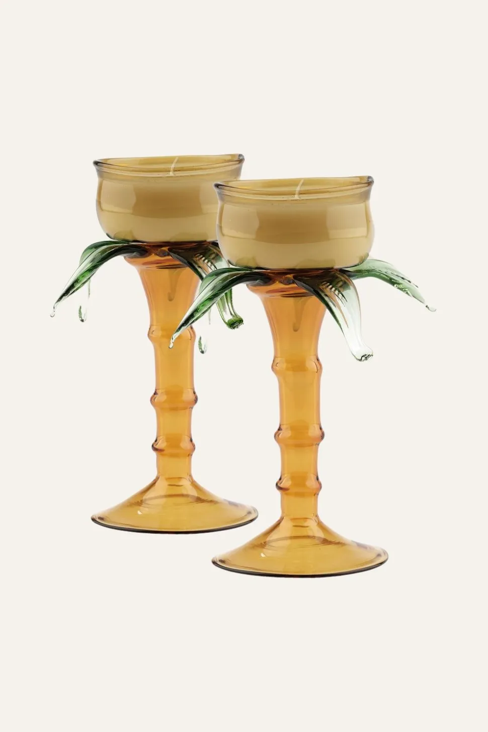 Sincelejo Candle Holders In Jade Set Of 2