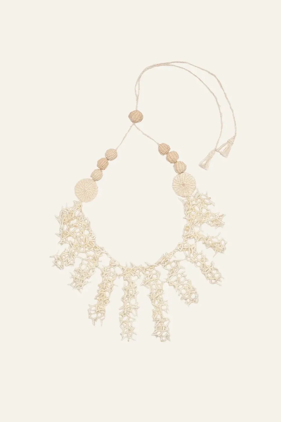 Sol Inti Necklace In Ecru