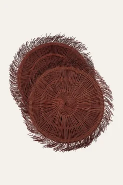 Sol Naciente Placemat In Terracota Set Of 4