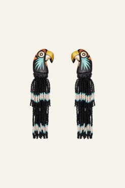 Sortilegio Earrings In Black