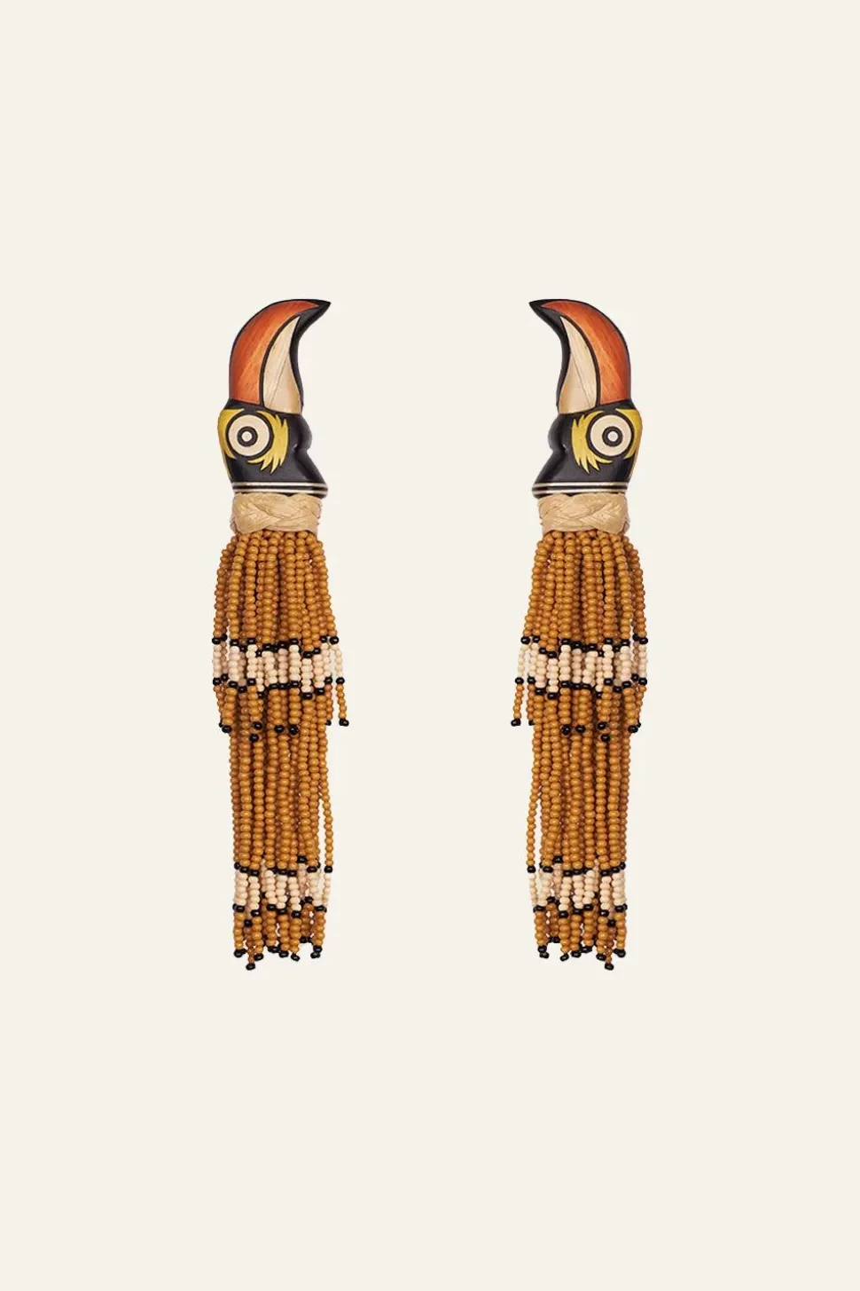 Sortilegio Earrings In Golden Sand