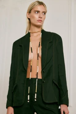 Stampede Necklace In Black