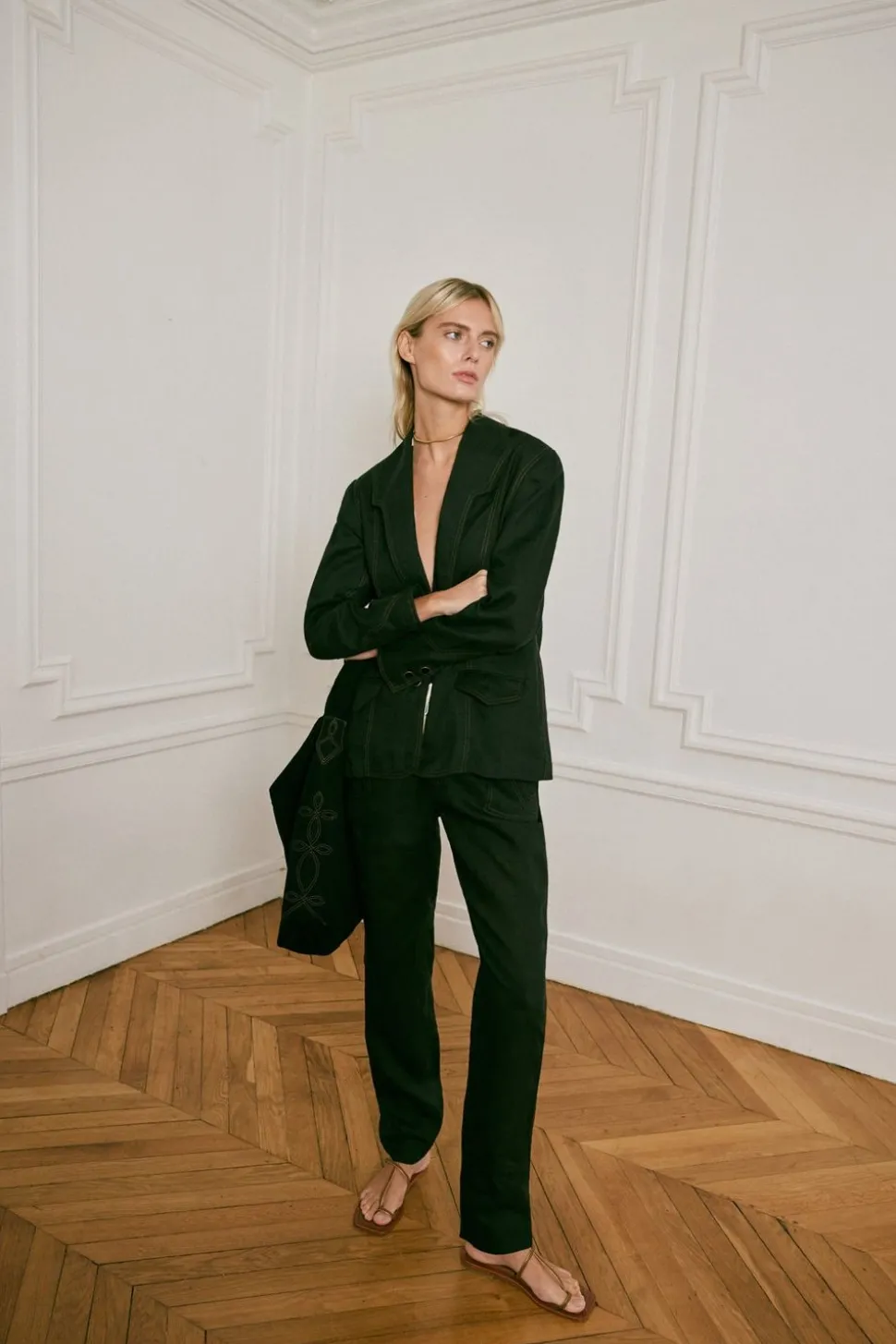 Stampede Necklace In Black