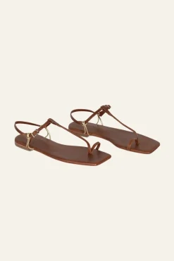 Sun Downer Sandals In Brown
