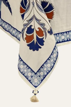 Suzani Amazonico Rectangular Tablecloth In Blue