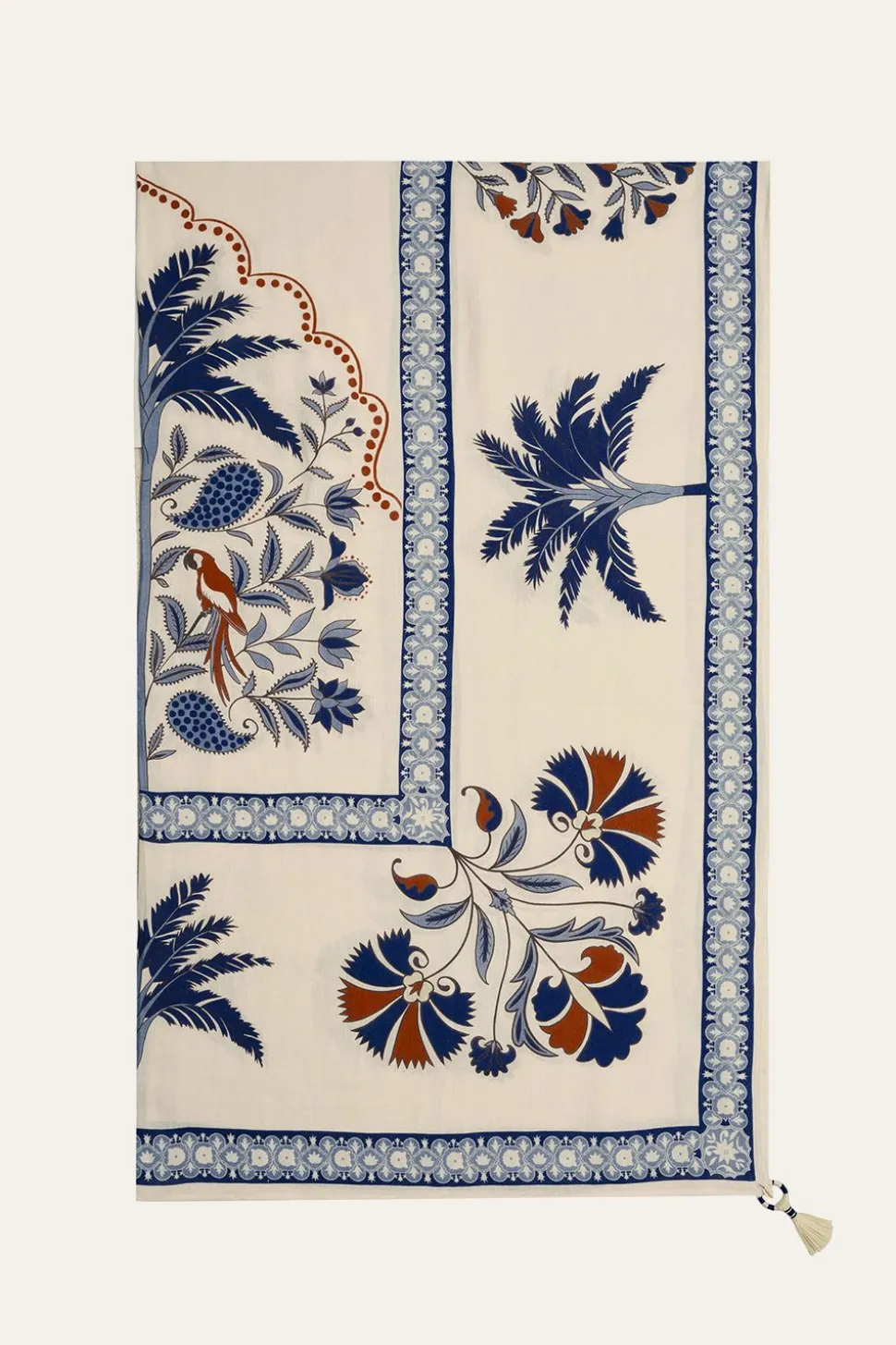 Suzani Amazonico Rectangular Tablecloth In Blue