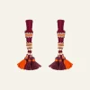 Swahili Earrings In Wine