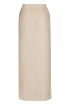 Sweet Palm Skirt In Ecru