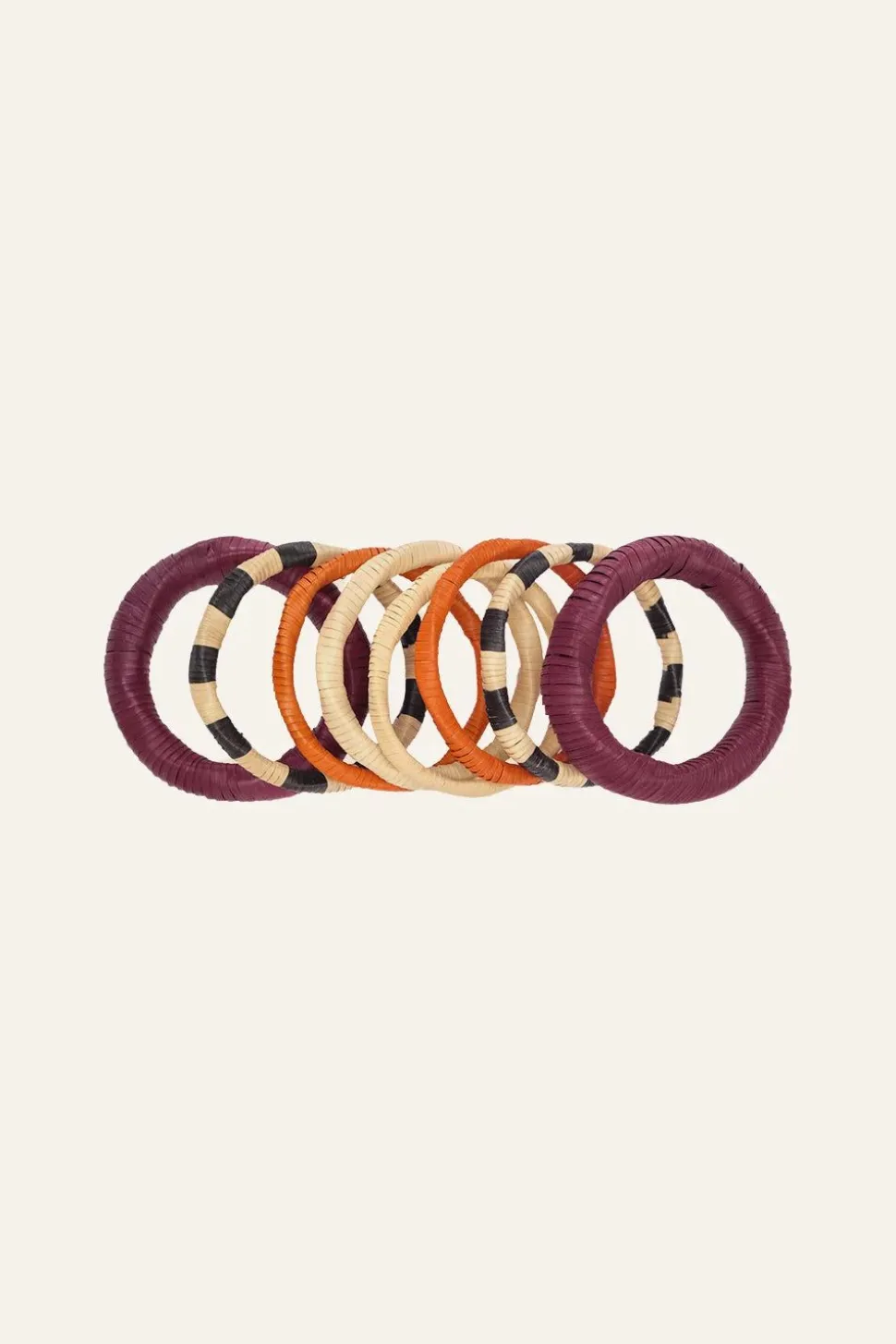 The Elongo Bangles Set In Violet