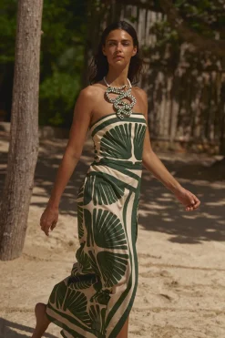 The Great Serpent Necklace In Green