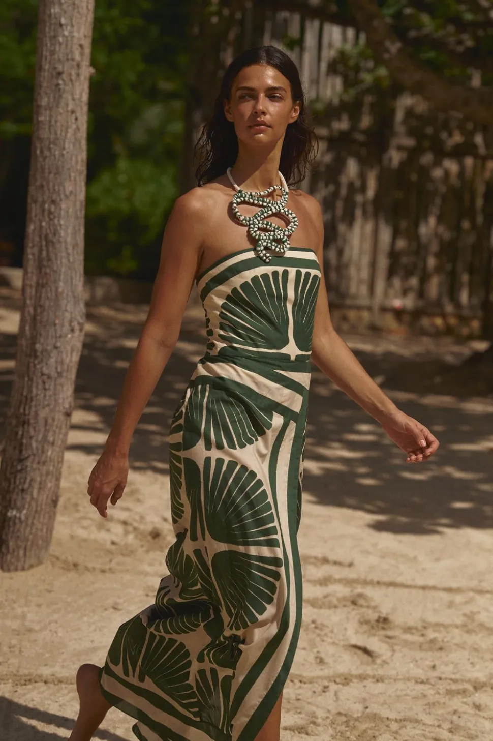 The Great Serpent Necklace In Green