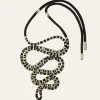 The Great Serpent Necklace In Black