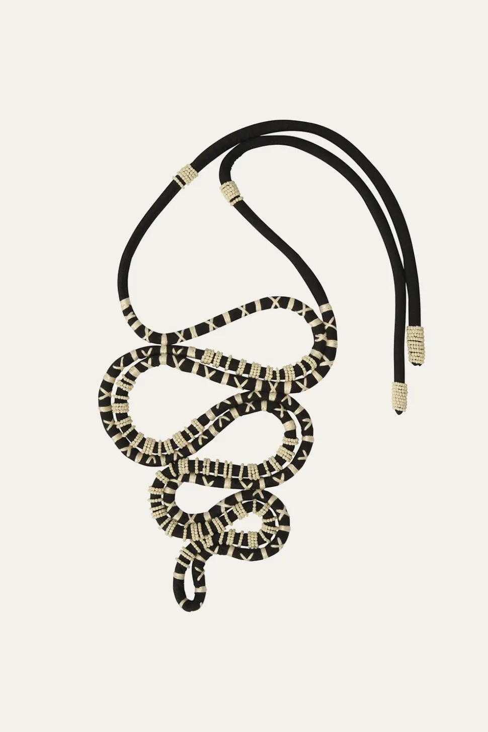 The Great Serpent Necklace In Black