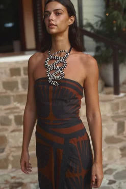 The Great Serpent Necklace In Black