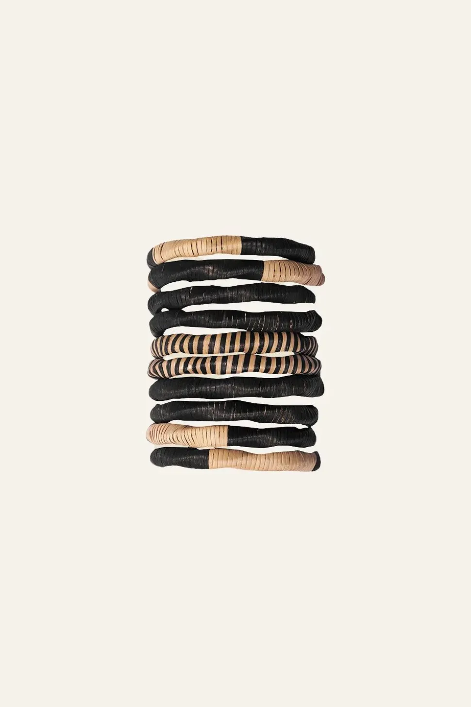 Tropical Bangles In Black