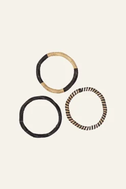 Tropical Bangles In Black