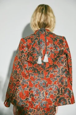 Truly Treasured Blazer In Orange