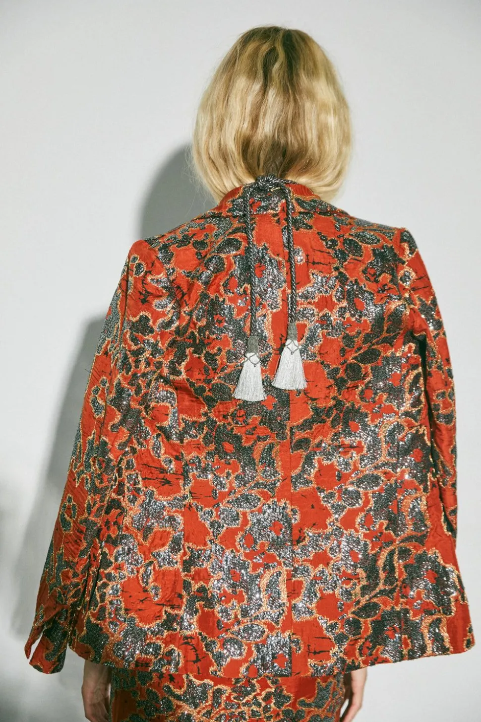 Truly Treasured Blazer In Orange