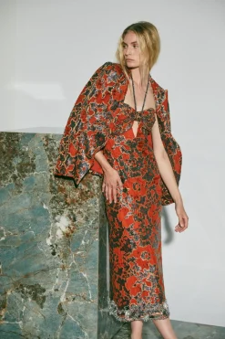 Truly Treasured Blazer In Orange