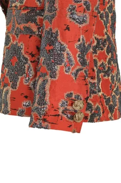 Truly Treasured Blazer In Orange