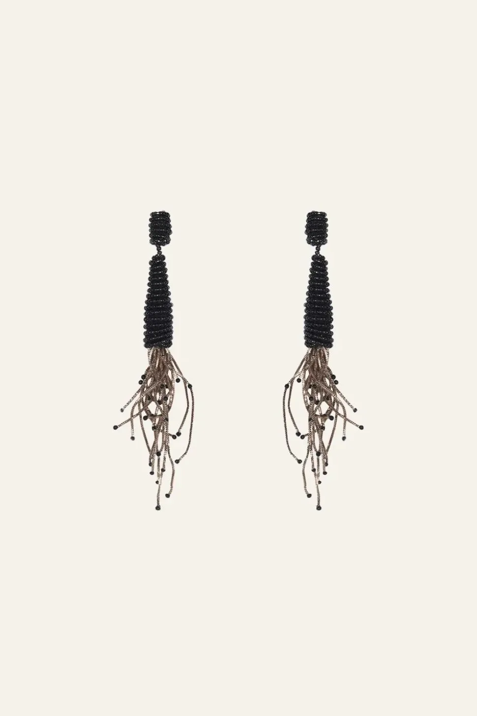 Vida Encantada Earrings In Black Gold