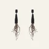 Vida Encantada Earrings In Black Gold