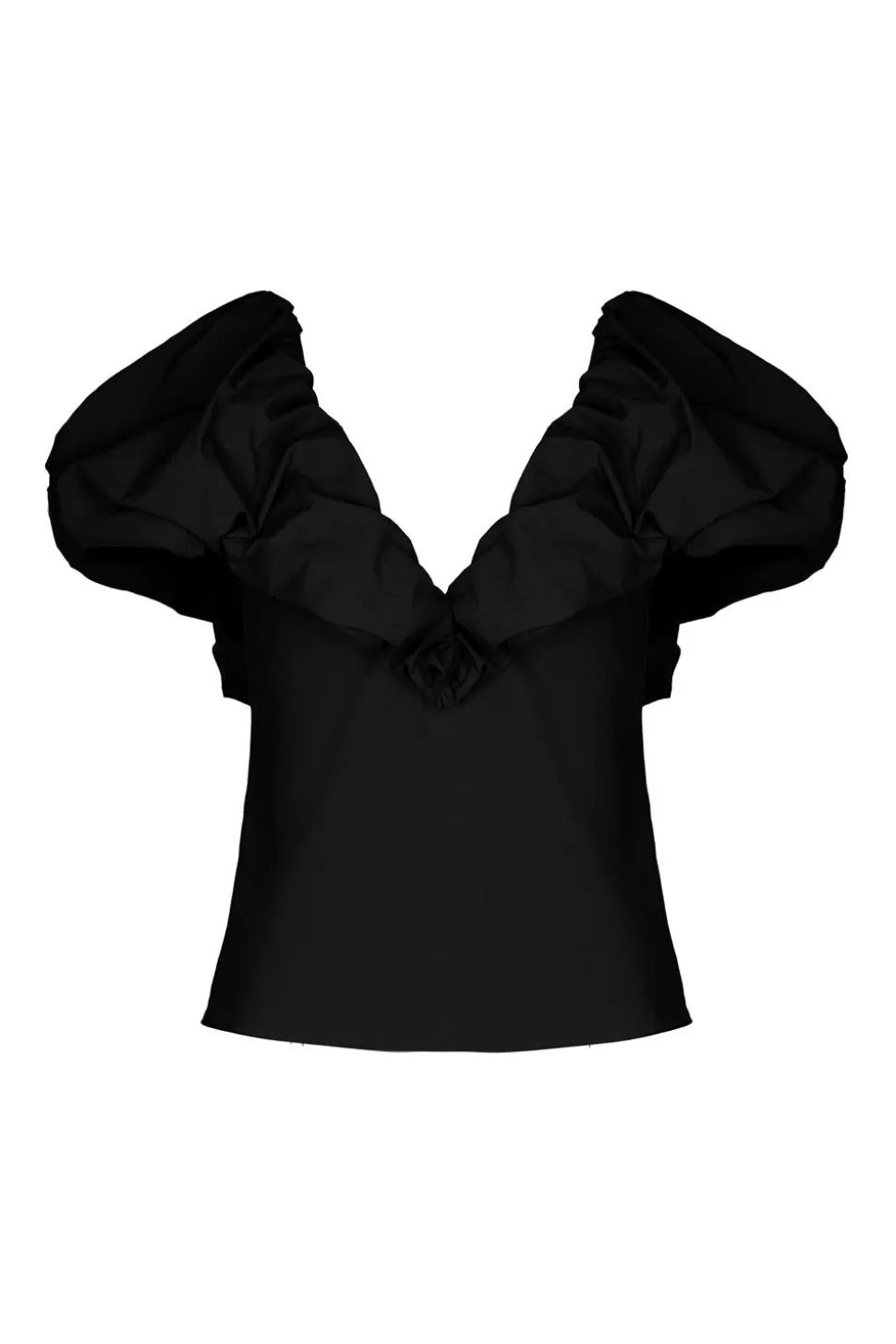 Vientos Salvajes Top In Black