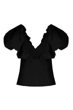 Vientos Salvajes Top In Black