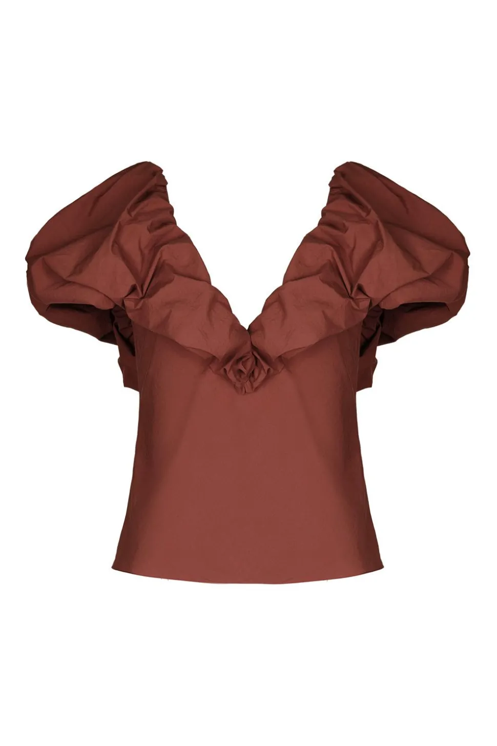 Vientos Salvajes Top In Chocolate