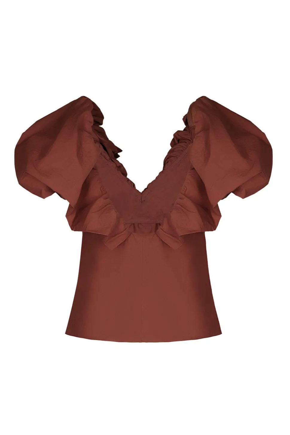 Vientos Salvajes Top In Chocolate