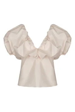 Vientos Salvajes Top In Ecru