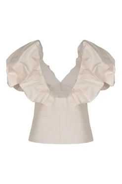 Vientos Salvajes Top In Ecru