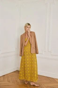 Vision Quest Blazer In Camel