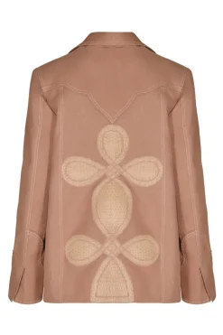 Vision Quest Blazer In Camel