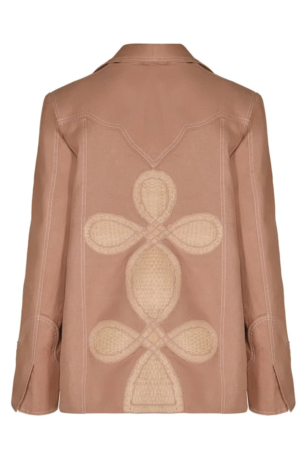 Vision Quest Blazer In Camel