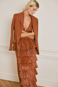 Vision Quest Blazer In Terracota