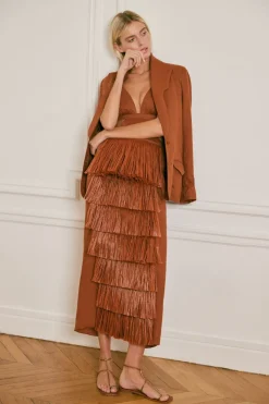 Vision Quest Blazer In Terracota