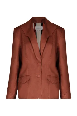 Vision Quest Blazer In Terracota