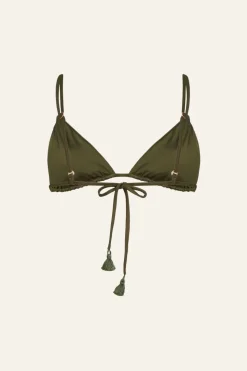 Visionary Arts Bikini Top In Military