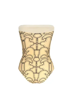 Western Edge Onepiece In Ecru